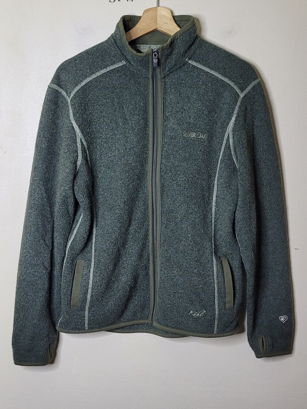 Kuhl Alfpaca Fleece Full Zip Jacket Women's Size L Embroidered - Picture 2 of 10